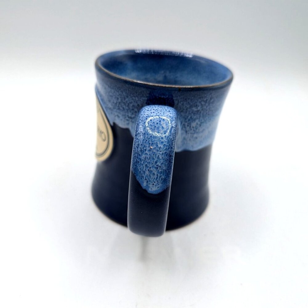 Daneen Pottery Boca Cryo Handcrafted Ceramic Motivational Coffee Mug Blue Gradie - Picture 8 of 9